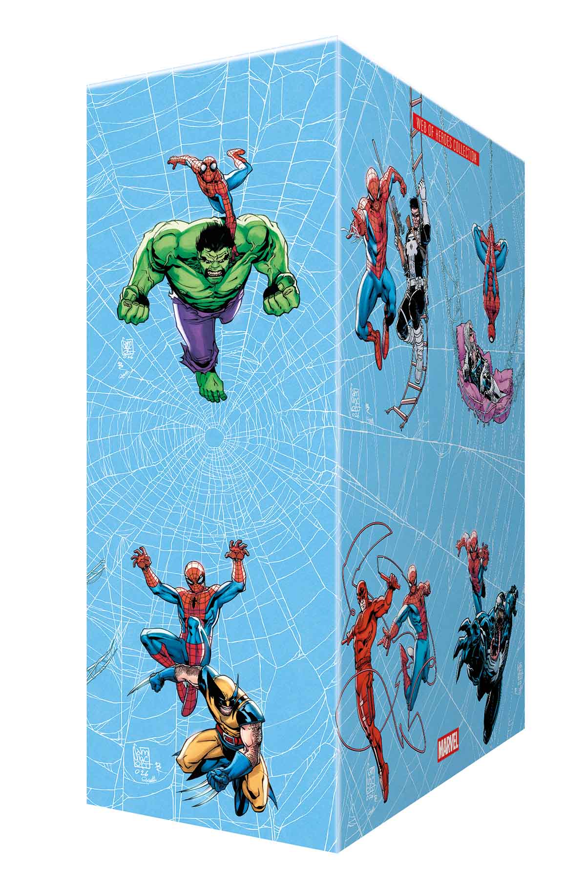 Spider-Man: Die grosse Spider-Man Collection Schuber mit 10 Bänden (150) Spider-Man, Hulk, Marvel, Superheld, Comic-Box