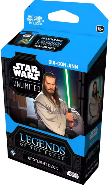 Star Wars Unlimited CCG: Legends of the Force Spotlight Deck Qui-Gon Jinn Star Wars Unlimited CCG: Legends of the Force Spotlight Deck Qui-Gon Jinn