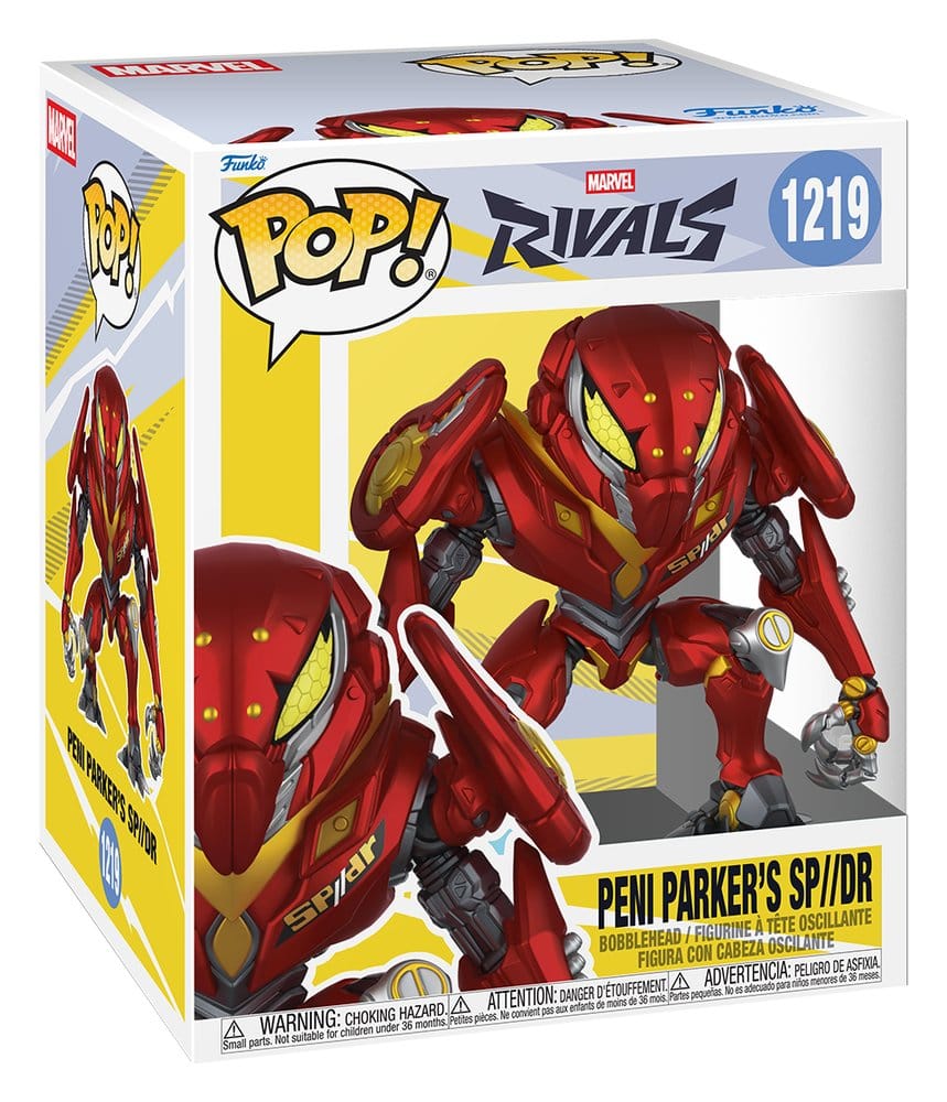 Marvel Rivals: POP Peni Parker's SP//DR roboter, figur, actionfigur, rote anzug, rivals
