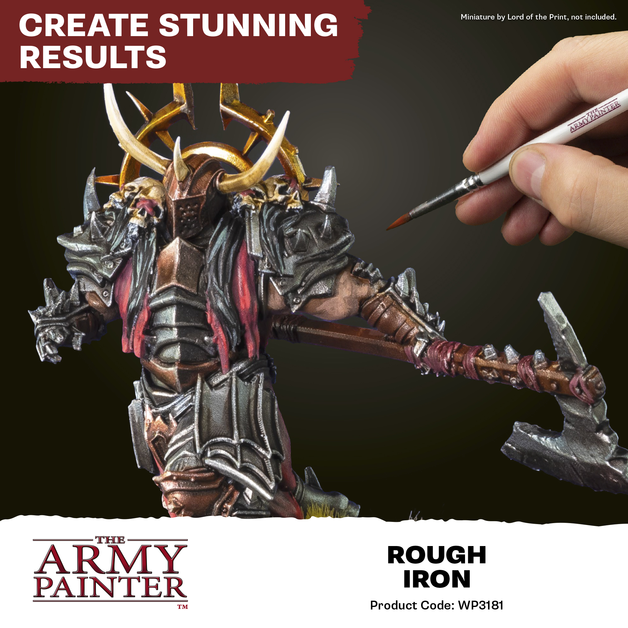 Army Painter: WP Fanatic Metallic - Rough Iron