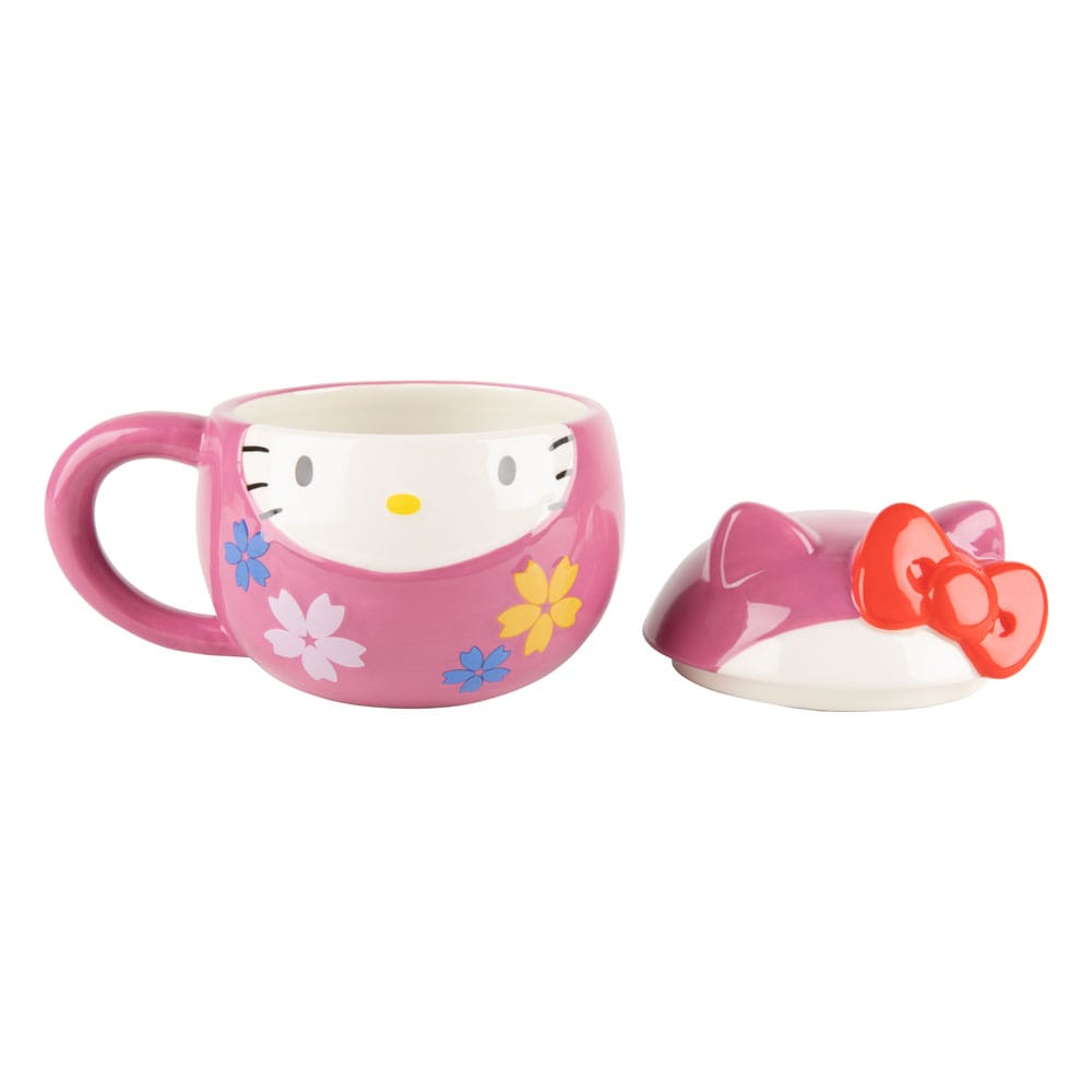 Hello Kitty: Tasse Kitty 3D mit Deckel 500ml