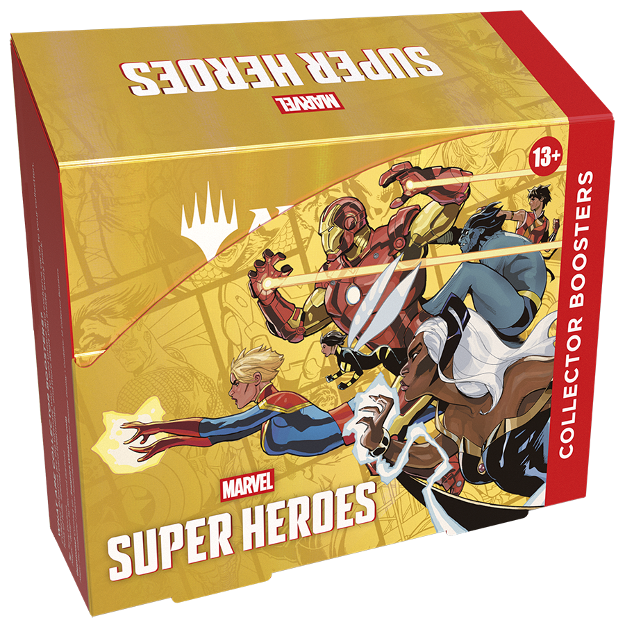 Magic CCG: Marvel Super Heroes Collector Booster Display box, collectible, poster, Superhelden, Sammler