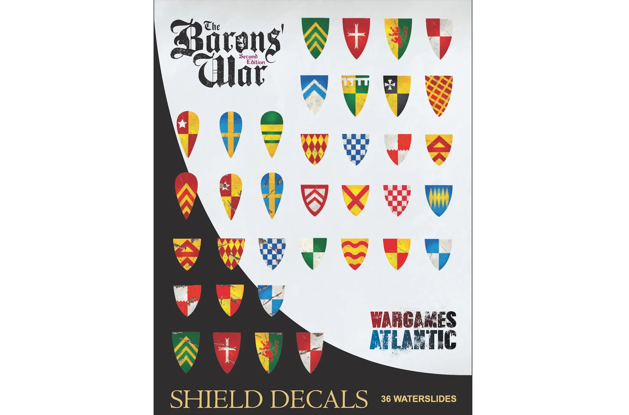Barons' War: Shield Decals Knights 01