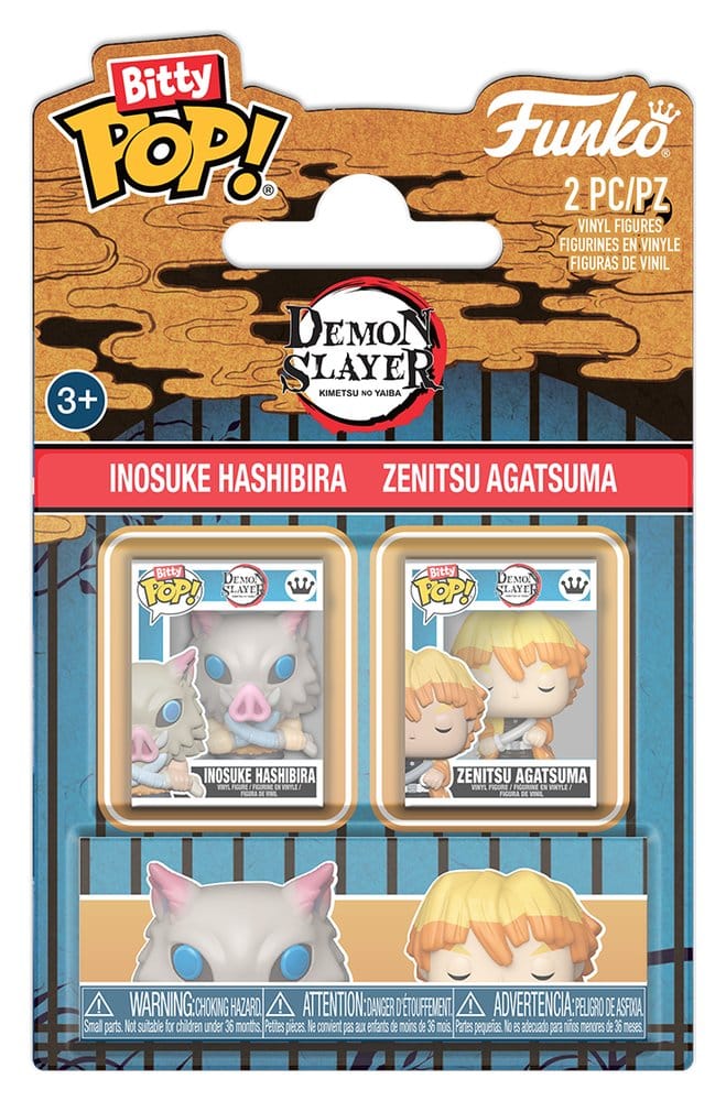 Figuren, Vinylfigur, Demon Slayer, Zenitsu Agatsuma, Inosuke Hashibira