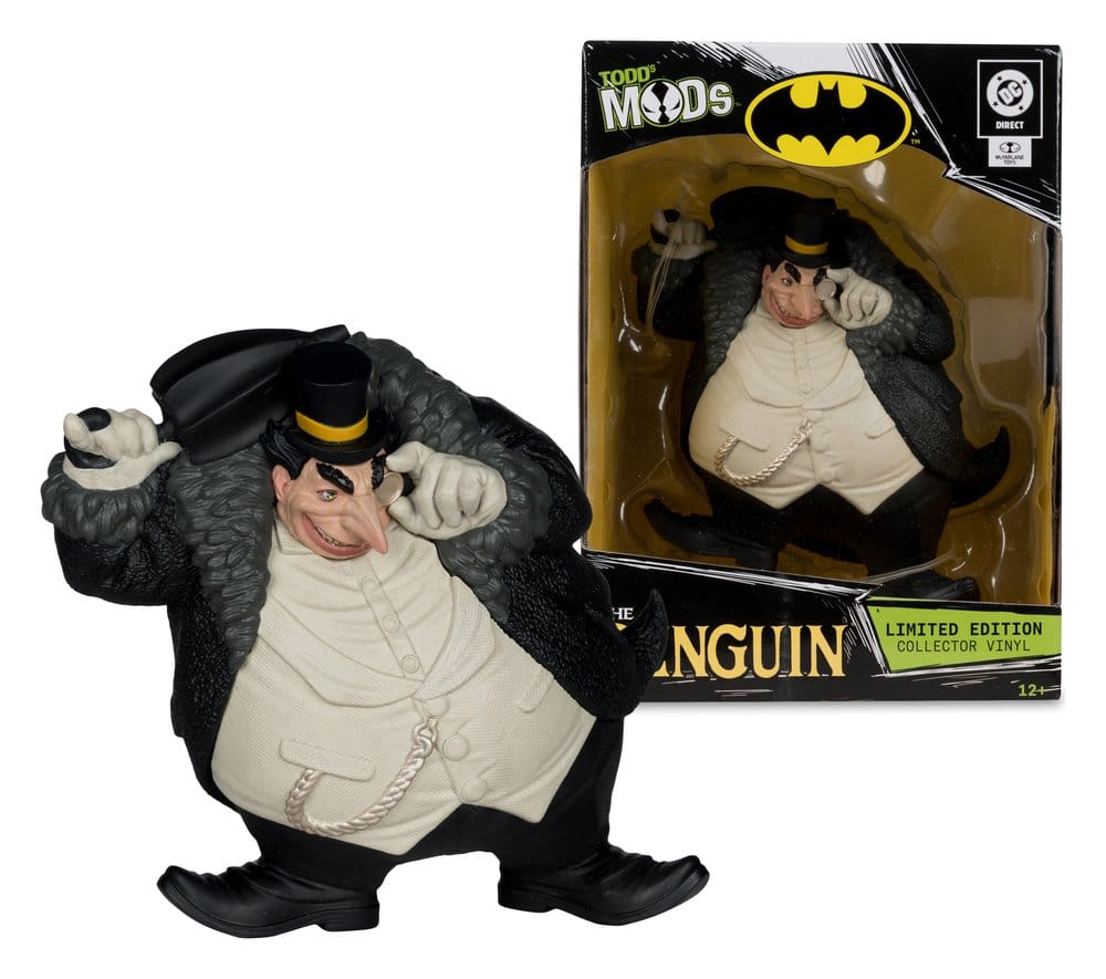 DC Direct Collector Statue: Batman - The Penguin (Limited Edition Todd' Mods) 9cm Figure, Penguin, Vinyl figure, Limited edition, Batman