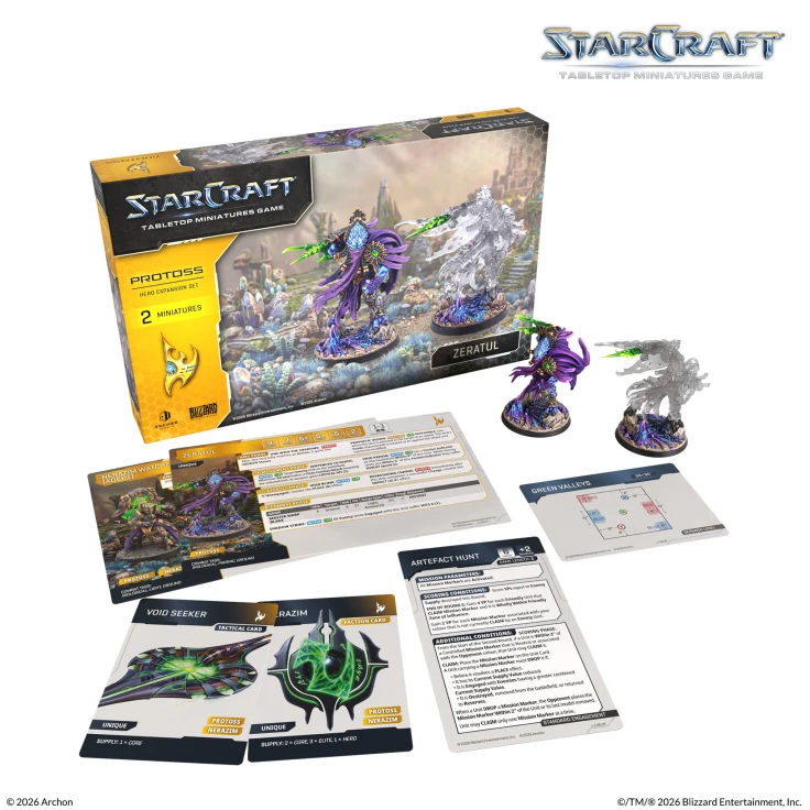 Tischspiel, Miniaturen, Set, Zerature?, insgesamt
