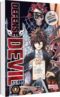 Defense Devil Massiv Bd.1 Manga, Verteidigung, Schädel Illustration, Schuluniform, Zertifikat