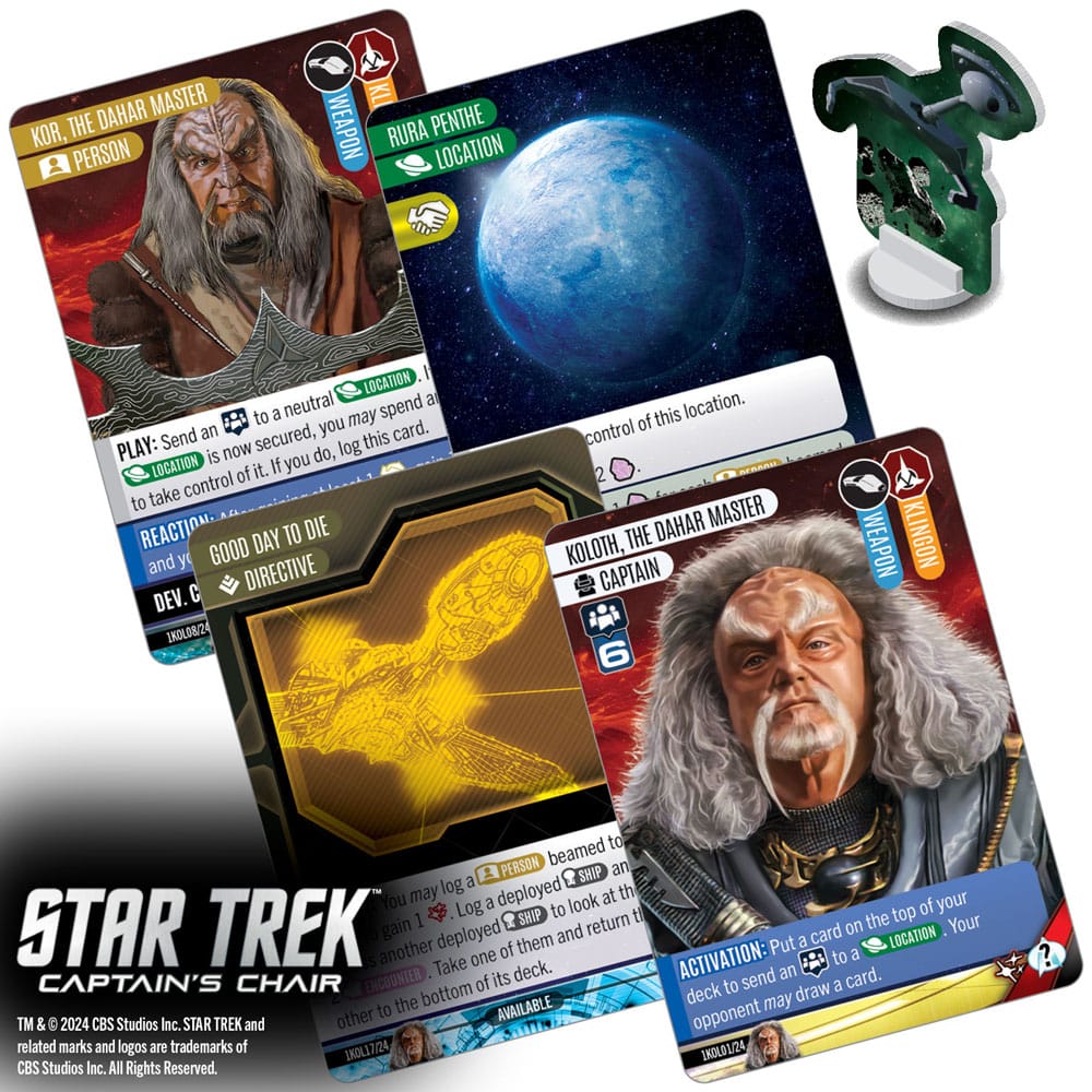 Brettspiel, Star Trek, Karten, Miniatur, Zertifikate