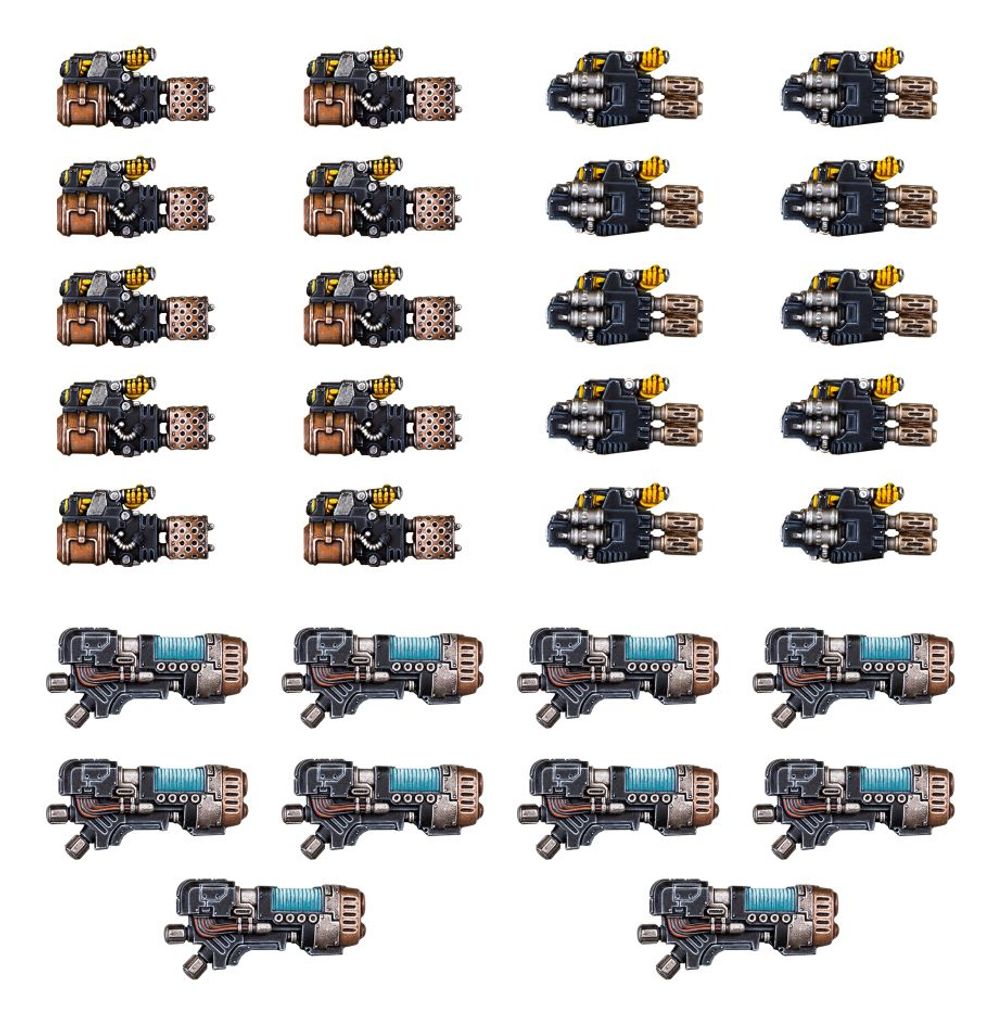 Horus Heresy: Legiones Astartes - Heavy Weapons Upgrade Set (Heavy Flamers, Multi-meltas, and Plasma Cannons)