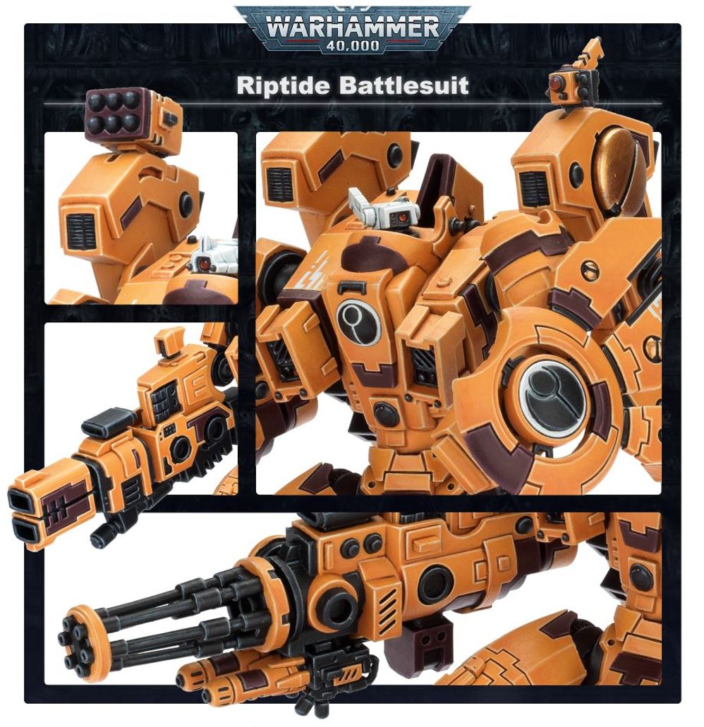 Warhammer 40K: Tau - XV104 Riptide Battlesuit