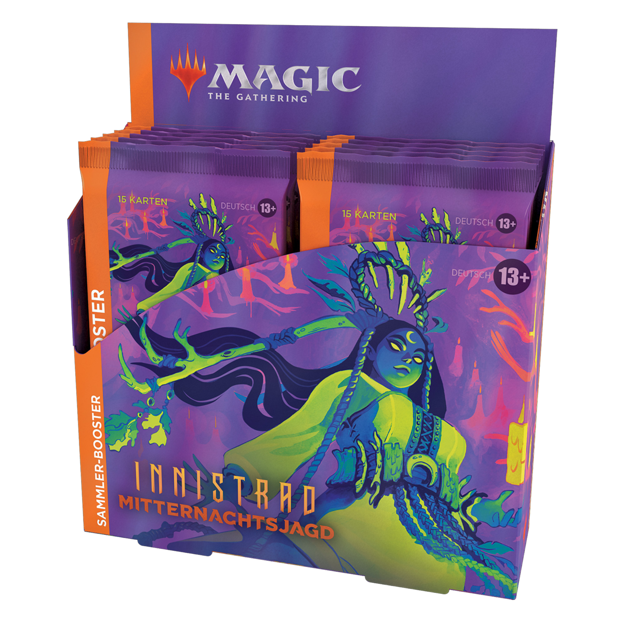 Magic CCG dt.: Innistrad Mitternachtsjagd Collector Booster Display Magic CCG dt.: Innistrad Mitternachtsjagd Collector Booster Display
