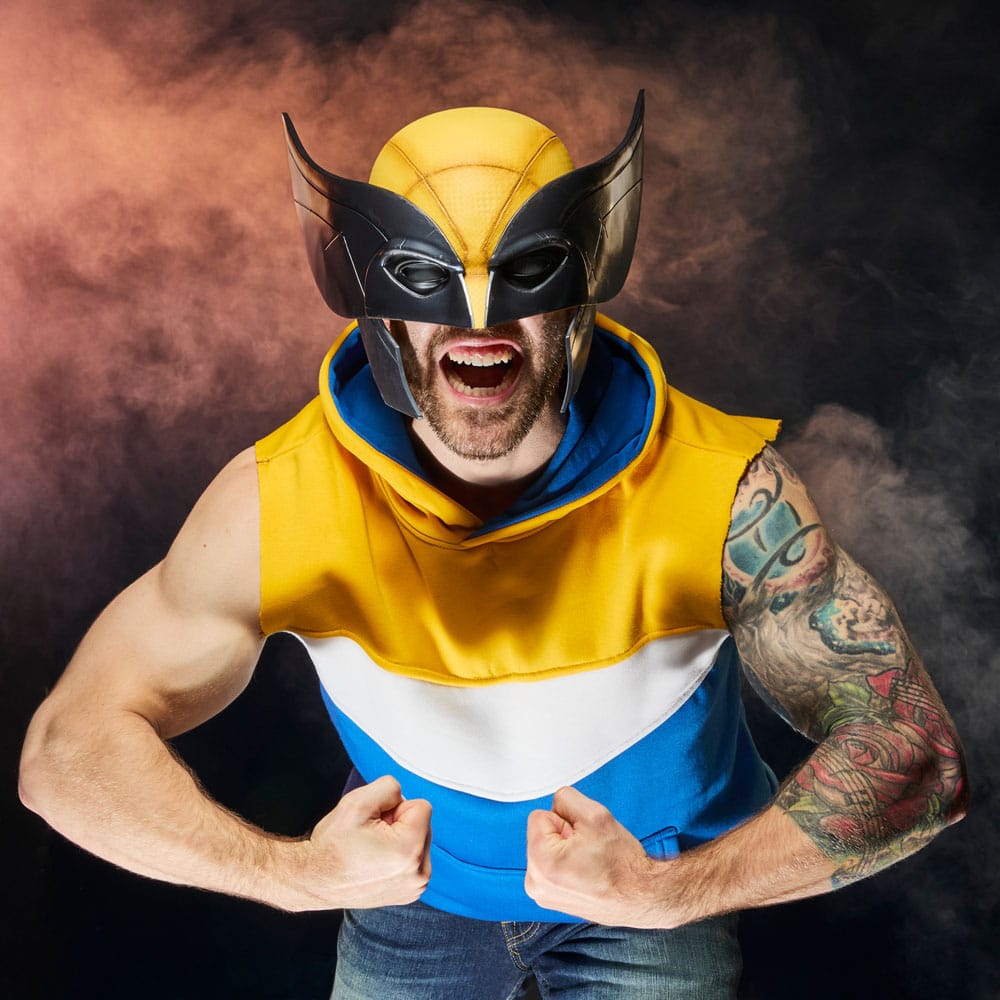 Deadpool & Wolverine: Wolverine Premium Roleplay Maske kostüm, Person, Portrait, Erwachsener, Mann