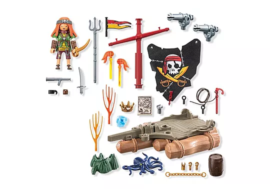 Playmobil: Pirates - Schatzbergung auf Piratenfloss