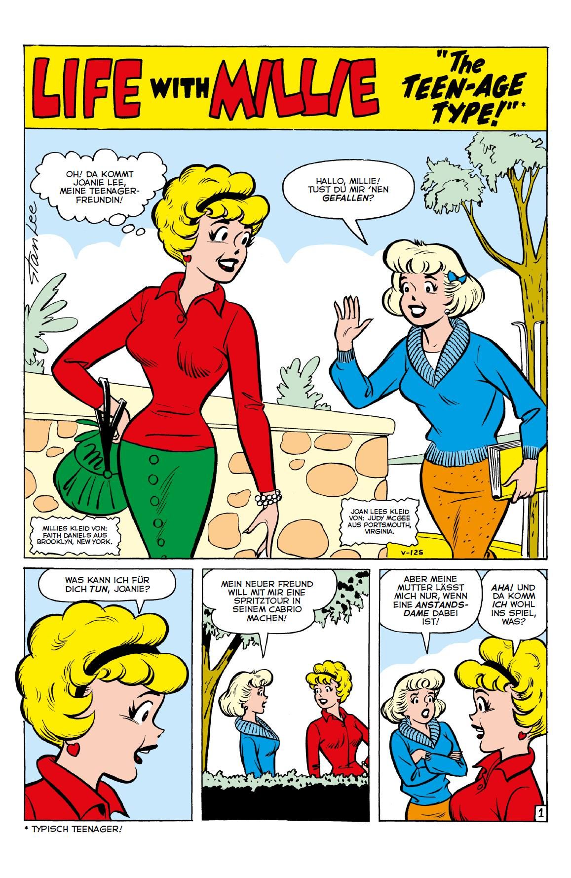 Stan Lee Anthologie: Helden, Götter und Mutanten comic, cartoon, millie, teenager, fashion