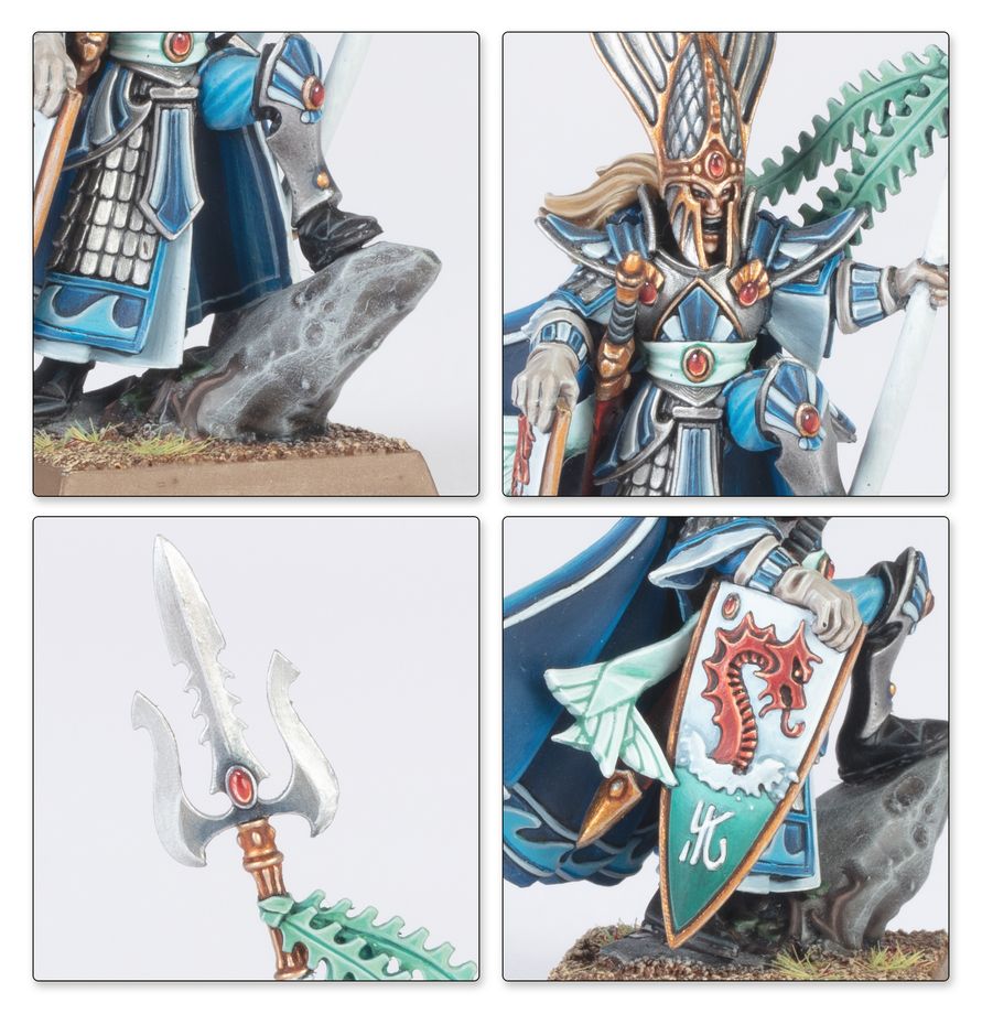 figurine, miniature, orc wizard, sword, shield