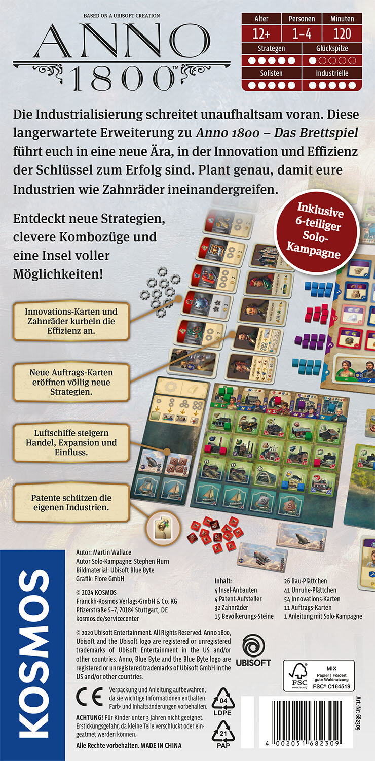 Anno 1800 - Das Brettspiel: Erweiterung Anno 1800 - Das Brettspiel: Erweiterung