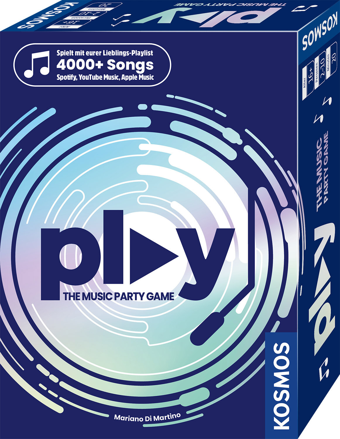 Play - The Music Party Game Musikspiel, Partyspiel, Karten-/Brettspiel, The Music Party Game, Kosmos-Verpackung