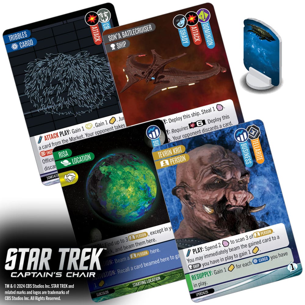 Kartenspiel, Star Trek, Raumschiff, Planet, Karten