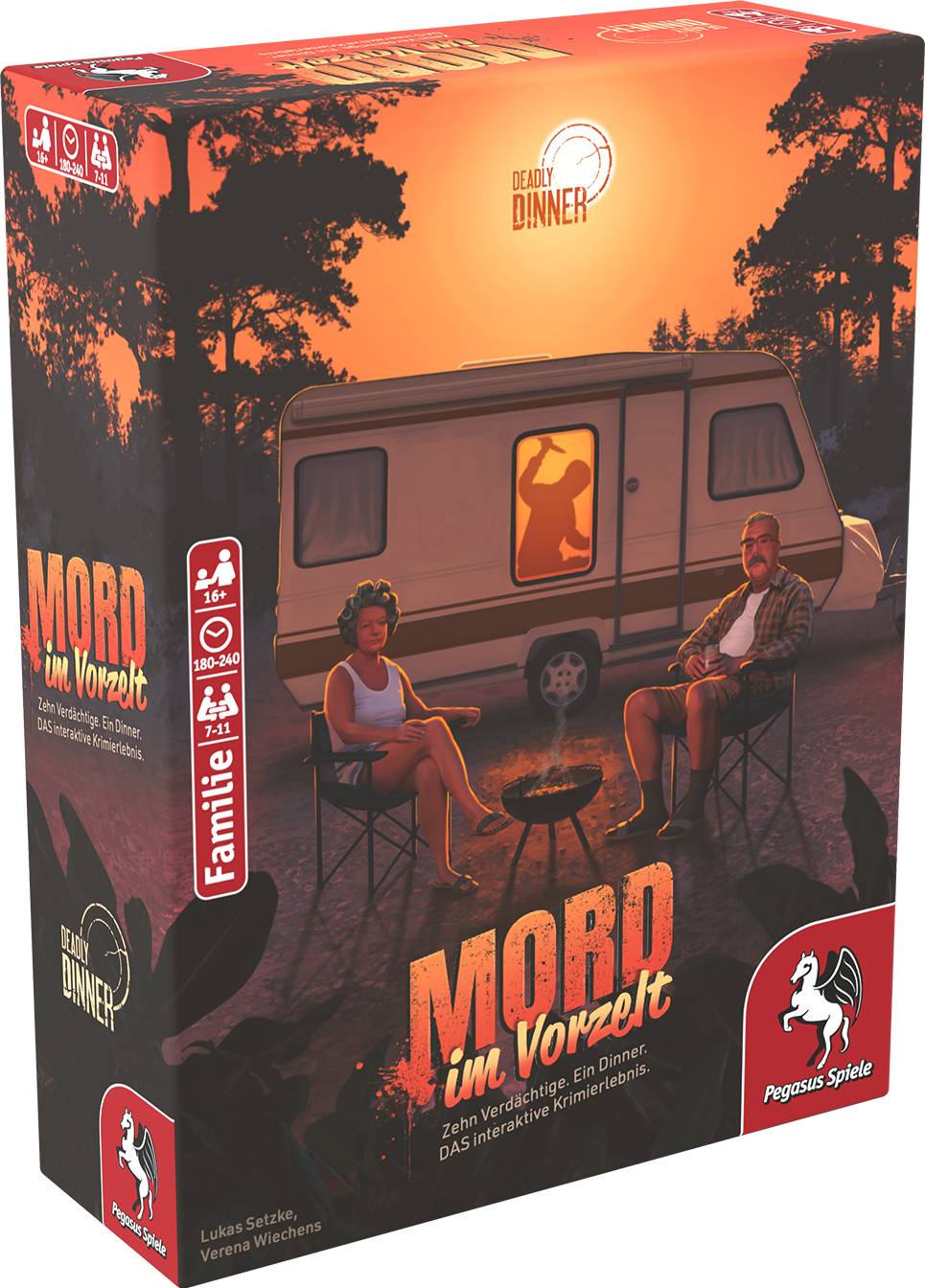 Reisemobil, Wohnmobil, Campingwagen, Feuerstelle, Abendstimmung