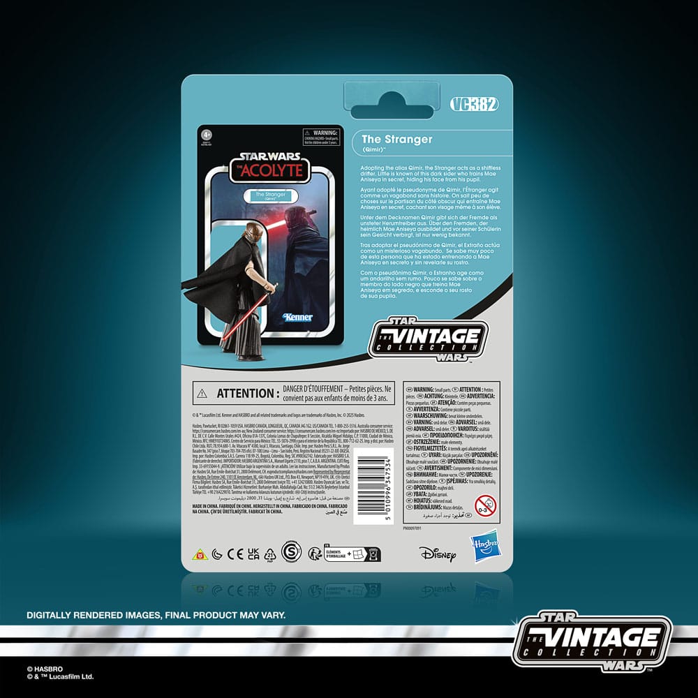 Star Wars AF: Vintage Collection The Scolyte - The Stranger (Qimir) 10cm Star Wars, Acryl, Figur, Holografisch, Verpackung