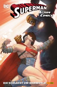 Superman, Action Comics, Cover art, Kampf, Umhang