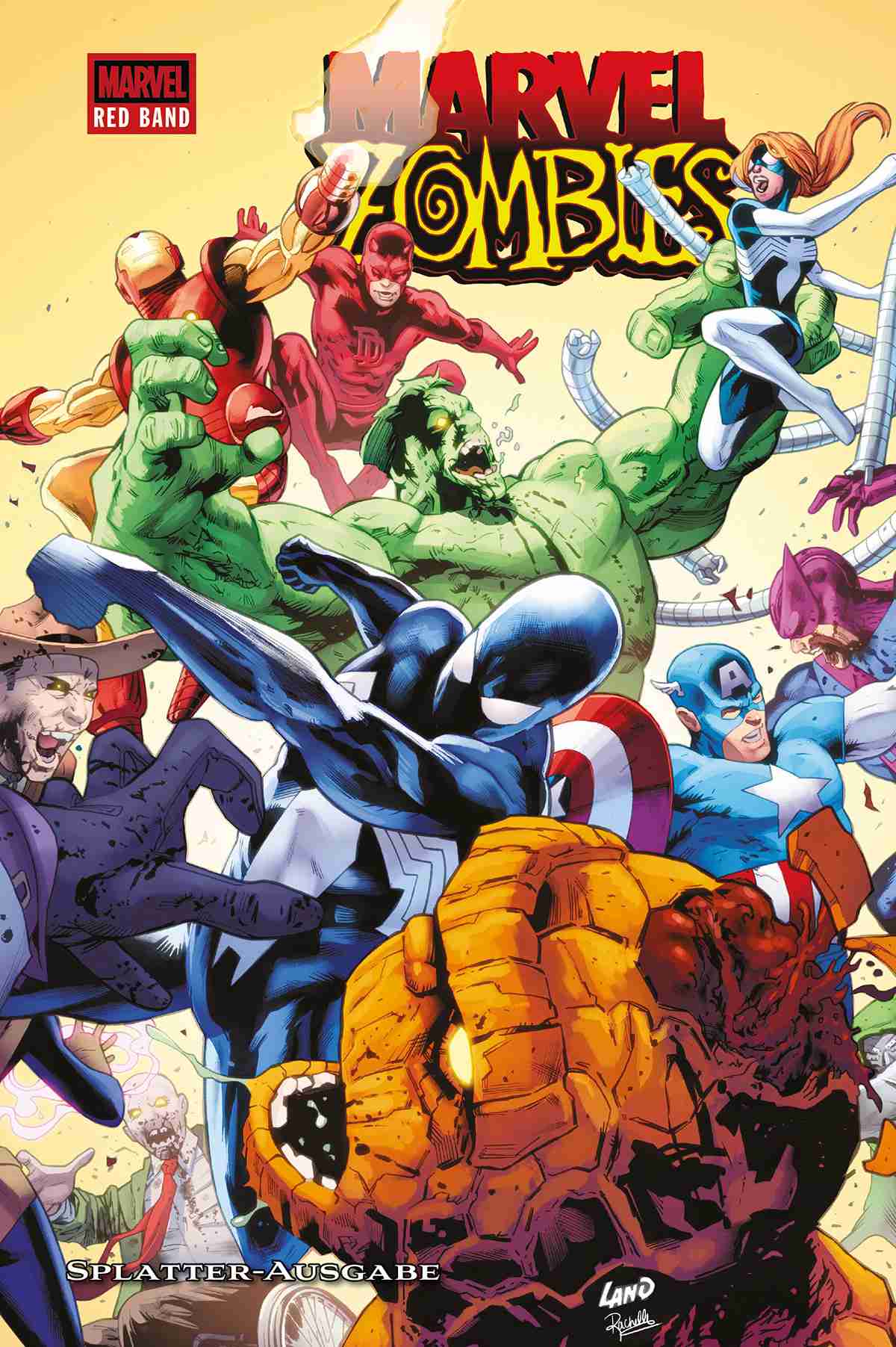 Superhero, Marvel, Zombies, Battle, Comics
