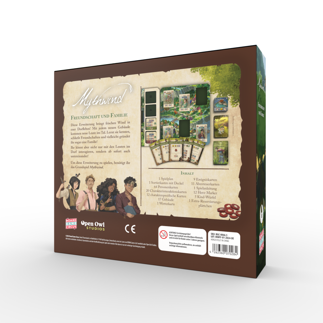 Mythwind dt. - Freundschaft und Familie Werbung, Plakat, Person