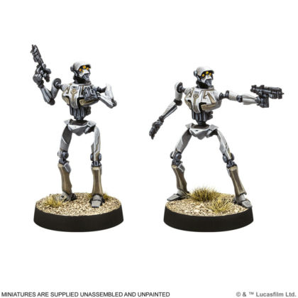 Star Wars: Legion - Super Tactical Droid Commanders (Supertaktikdroiden-Commander) Miniatur, Roboter, Sci-Fi, Spielleutefigur, Baseszene