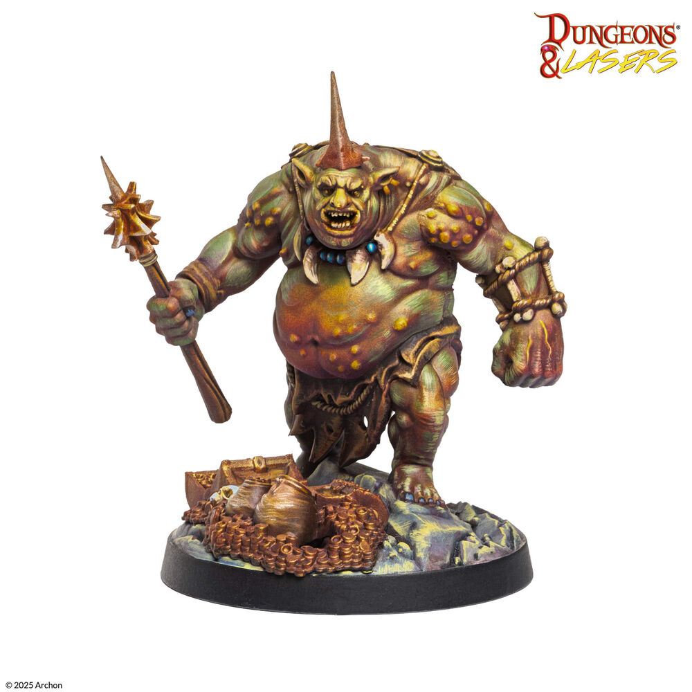 orc, Miniatur, Monster, Stab, Base