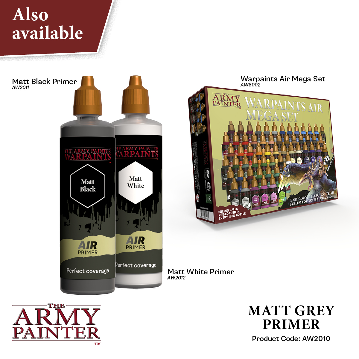 Army Painter: Air - Grey Primer 100ml