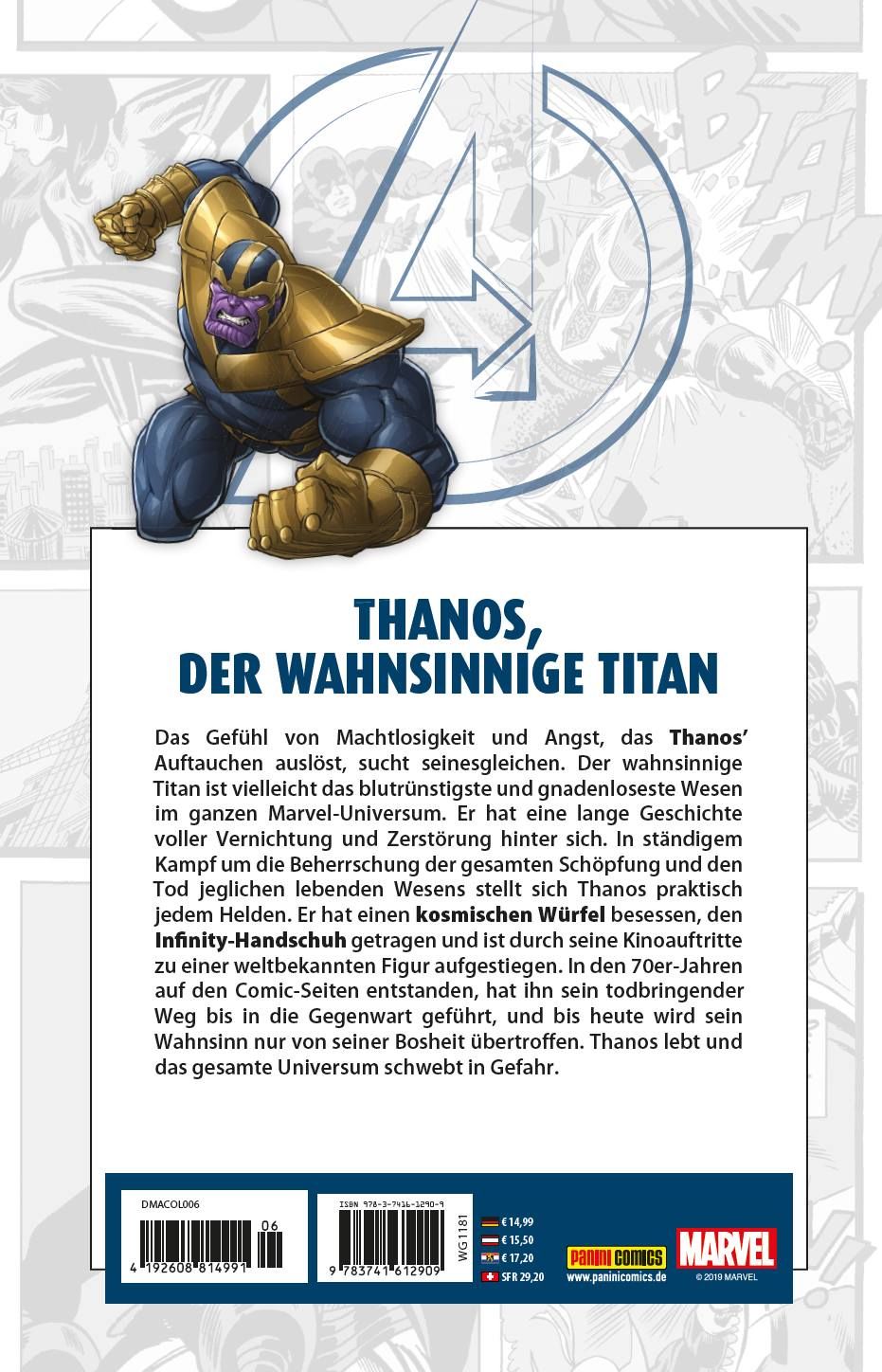 Avengers Collection Bd.6: Thanos Titan, Thanos, Comic, Marvel, Superheld