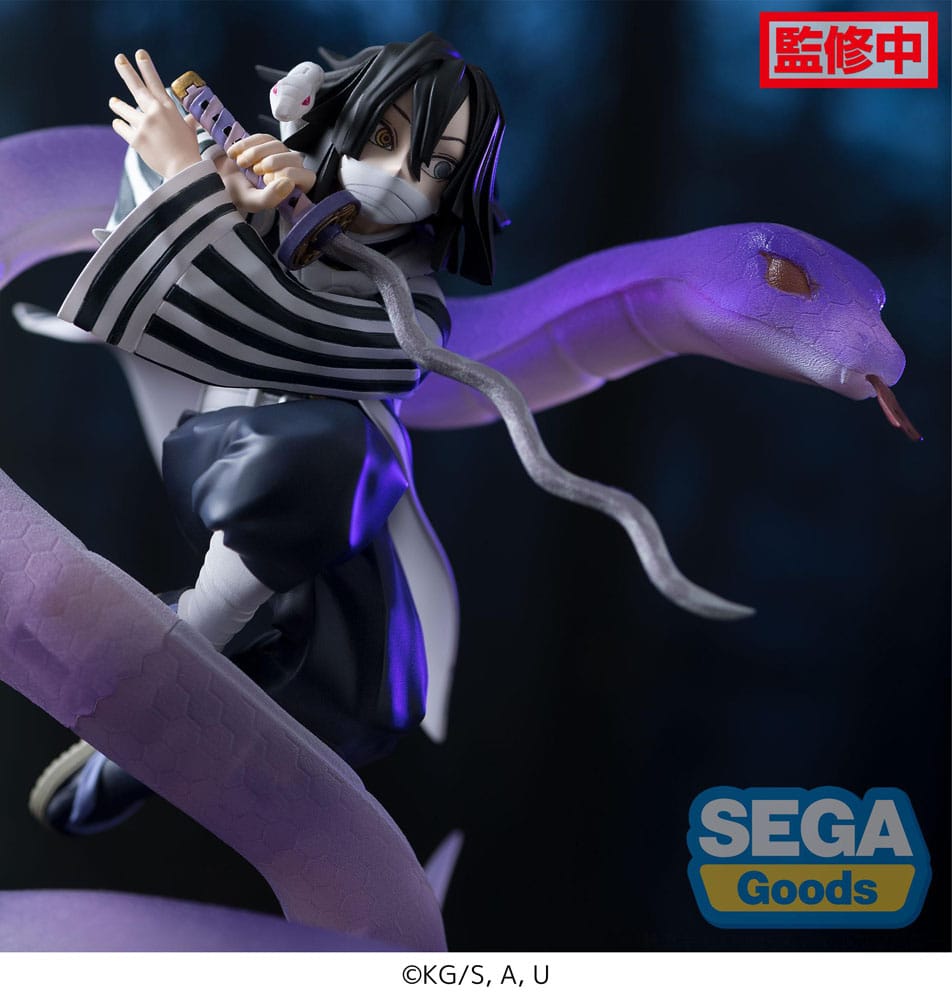 figurine, samurai, snake, purple, anime