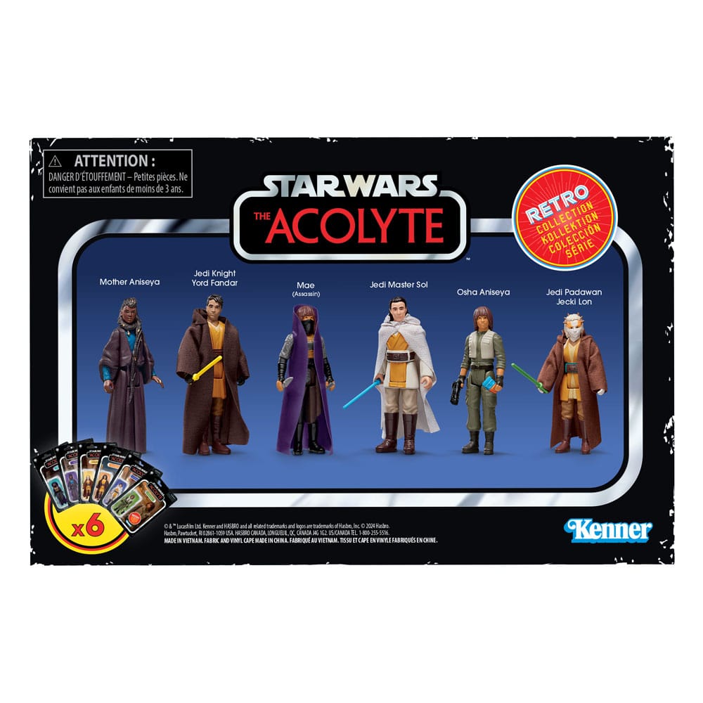Star Wars AF: Retro Collection Acolyte 6er Set Mother Aniseya/Yord Fandar/Mae/Sol/Osha Aniseya/Jecki Lon 10cm Person