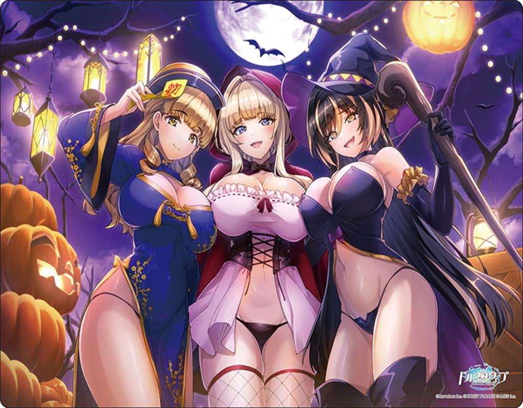 Bushiroad: Playmat Dolphin Wave "Happy Halloween" Vol.1835 Buch, Comics, Veröffentlichung, Person, Frau