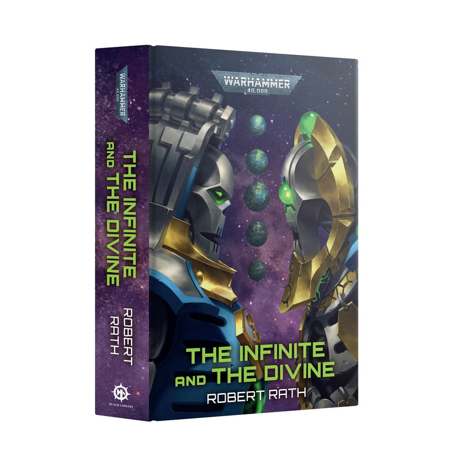 Warhammer 40K Novel: The Infinite and the Devine HB Brettspiel, Science-Fiction, Weltraum, Roboter, zwei Figuren