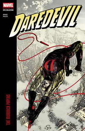 Daredevil, Comic-Cover, Seil, Roter Anzug, Stadtansicht