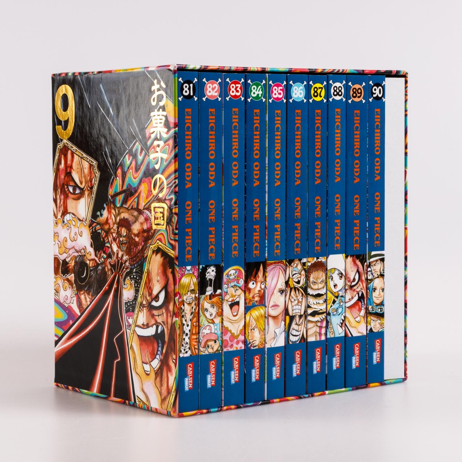 manga-Set, One Piece, blaue Rückseiten, Bildband-Set, Cartoon-Charakteren