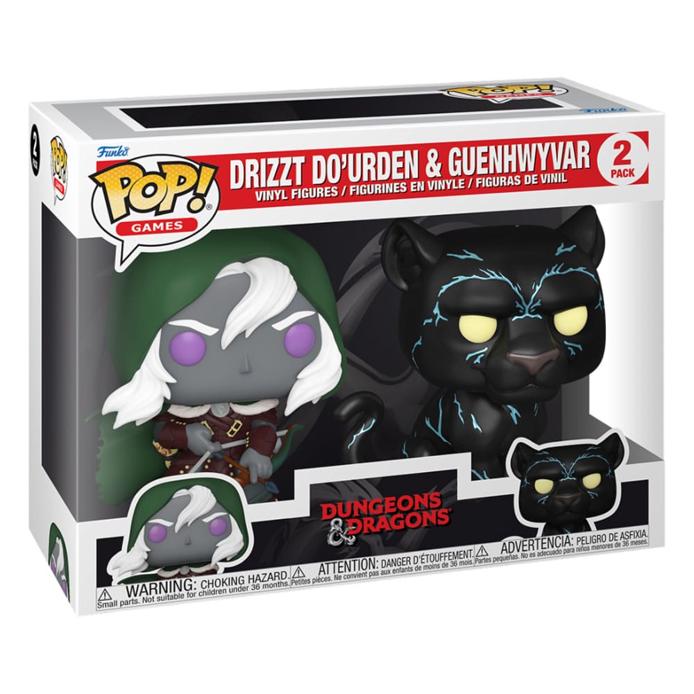 Dungeons and Dragons: POP Drizzt Do'Urden & Guenhwyvar 2er Pack Dungeons and Dragons: POP Drizzt Do'Urden & Guenhwyvar 2er Pack