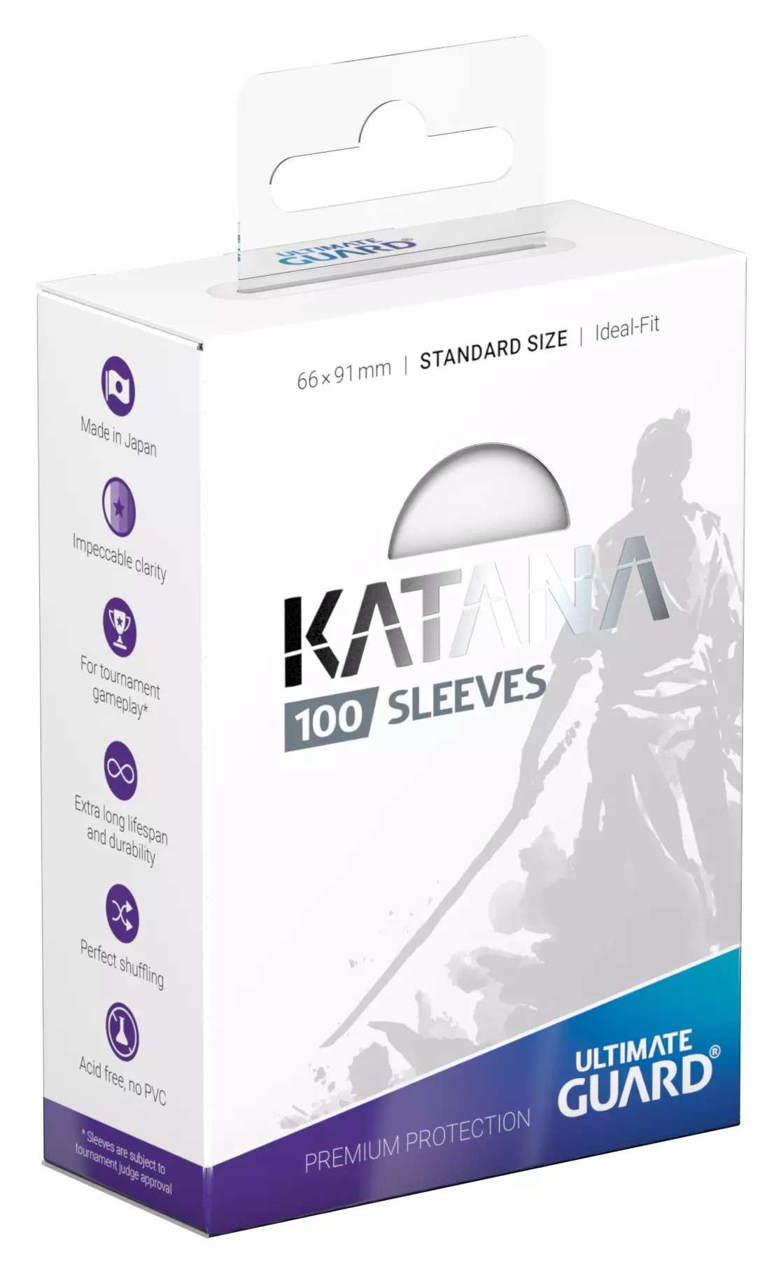 Ultimate Guard: Kartenhüllen Katana Standard transparent (100)