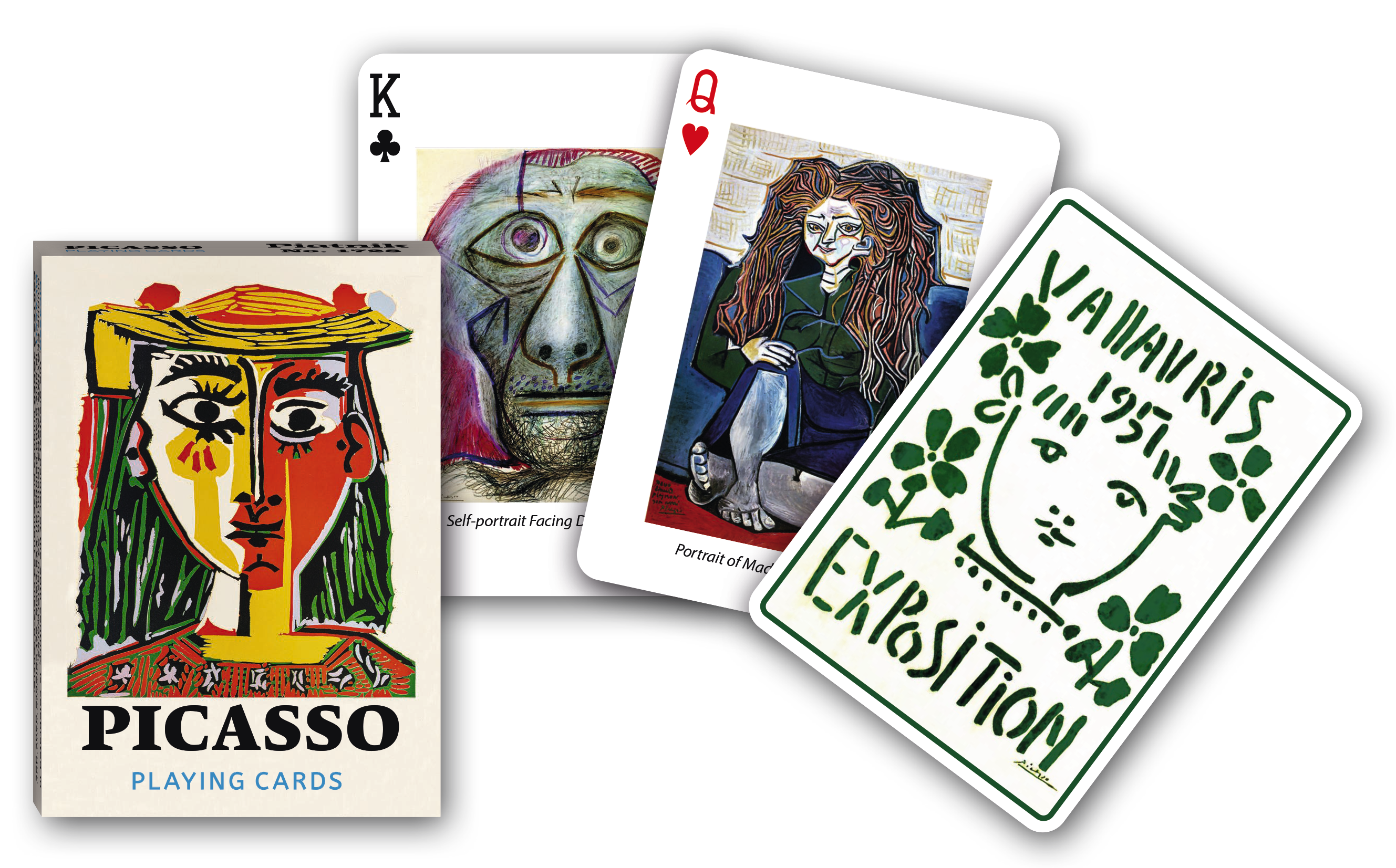 Spielkarten: Picasso Karten, Kunstkarten, Picasso, Stilvolles Motiv, Playing Cards