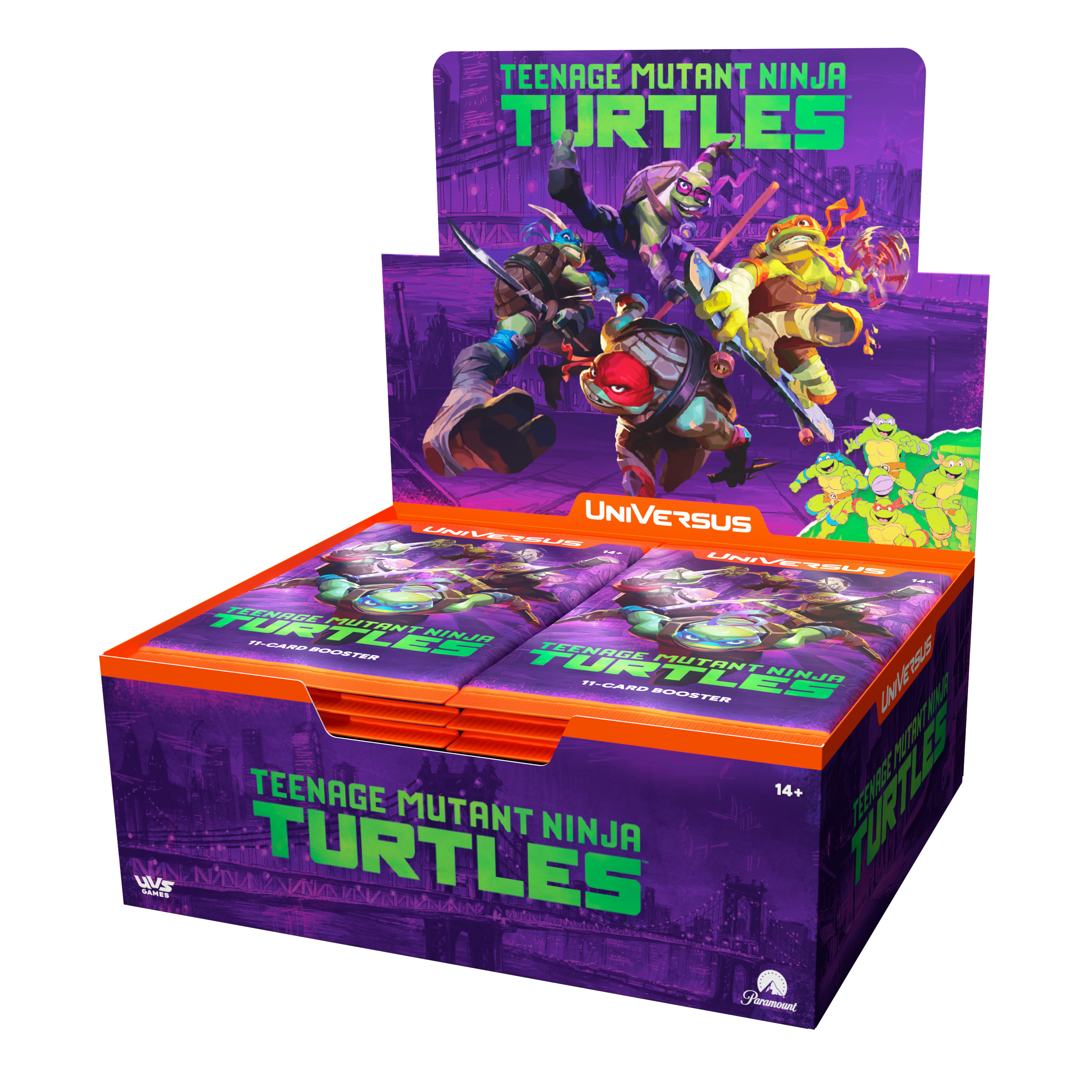 Universus CCG: Teenage Mutant Ninja Turtles Booster Display Universus CCG: Teenage Mutant Ninja Turtles Booster Display