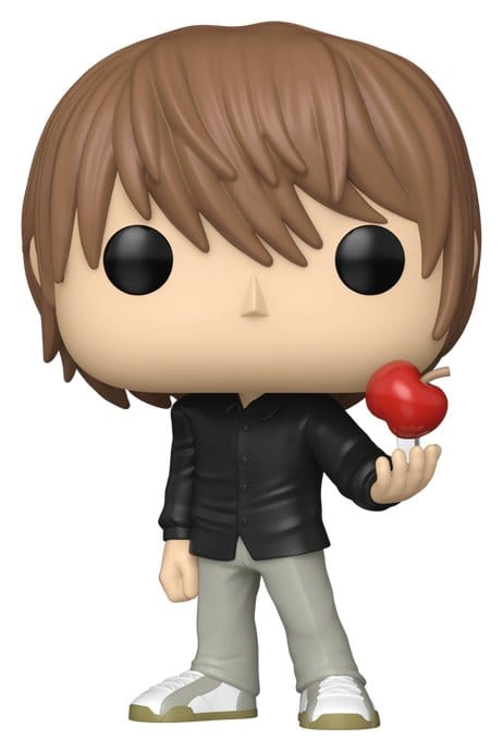 figurine, pop figure, apfel, casualkleidung, graue hose