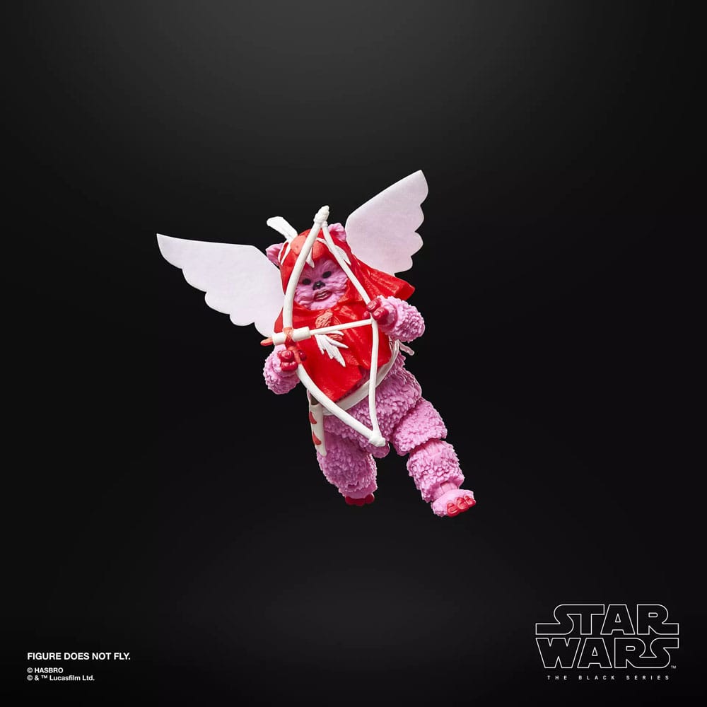 Star Wars AF: Black Series - Valentine's Edition Ewok 15cm Star Wars, Figur, Angelsflügel, pink, farbig