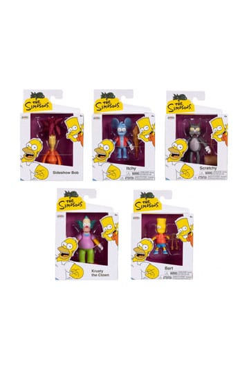 Simpsons: Minifiguren Wave 2 (Bart/Sideshow Bob/Krusty/Scratchy/Itchy)