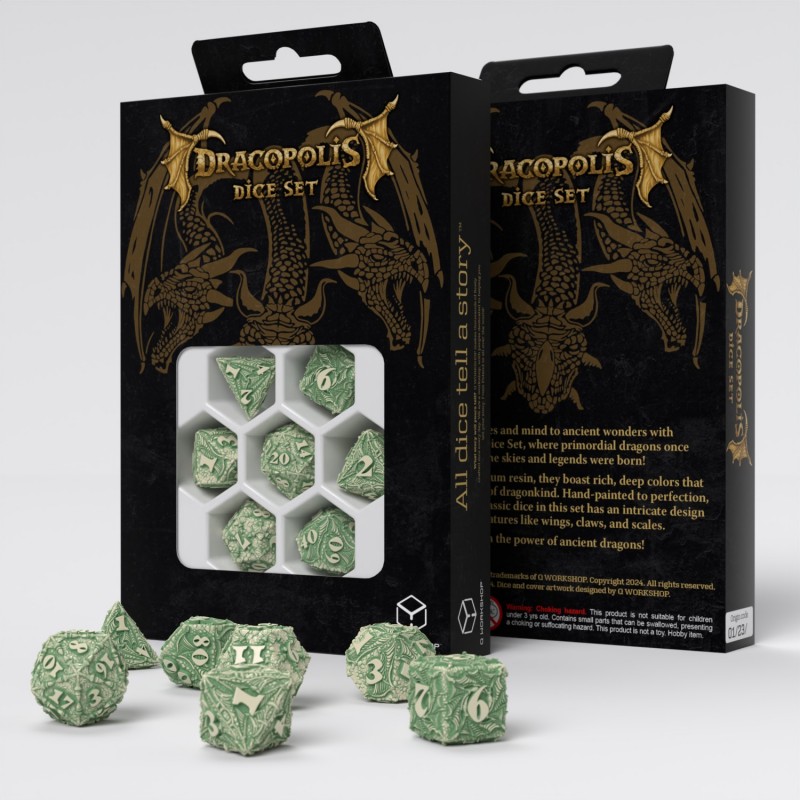 Diceset Dracopolis - "The Andean Longneck"