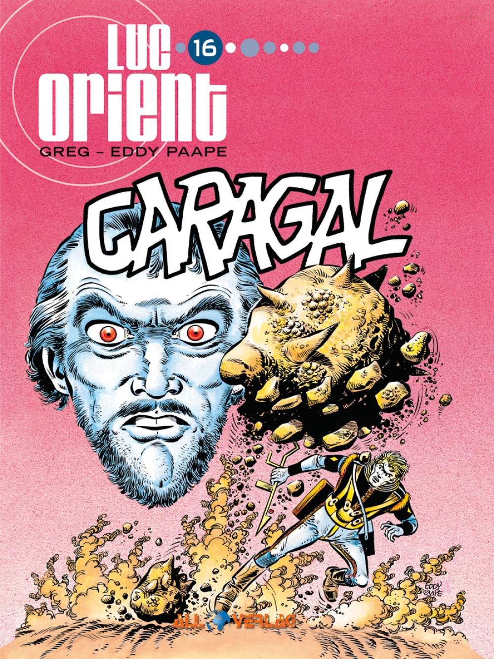 Comic, Cover, Gargal, Pink background, Explosion