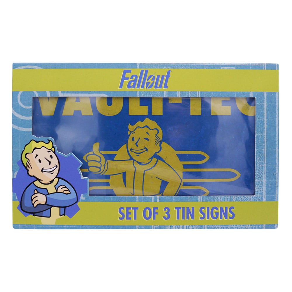 Fallout: Blechschilder 3er Set Brands Person, Gesicht, Kopf