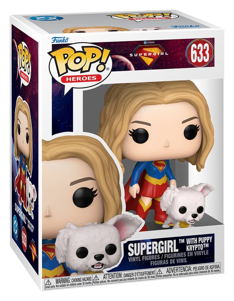 Funko Pop, Figure, Supergirl, Hundefigur, Vinylfigur