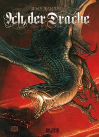 Drache, Drachenfigur, rot, Muster, Tier