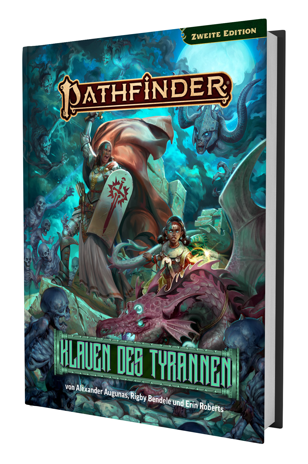 Pathfinder RSP: 2te Edition Klauen des Tyrannen Buch, Veröffentlichung, Person, Gesicht, Kopf
